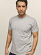 Bodymove Herren T-Shirt Kurzarm Gray