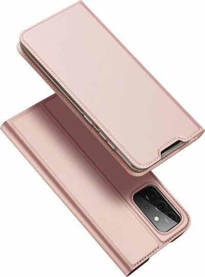 Dux Ducis Skin Pro Buchen Sie Synthetisches Leder Rosa (Galaxy A72)