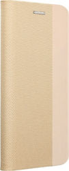 Senso Primo Book Δερματίνης Χρυσό (Galaxy A72)