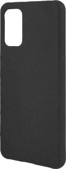 Senso Soft Touch Back Cover Σιλικόνης Μαύρο (Galaxy A72)