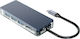 Orico WB-6RJ USB-C Docking Station με HDMI 4K PD Ethernet Γκρι