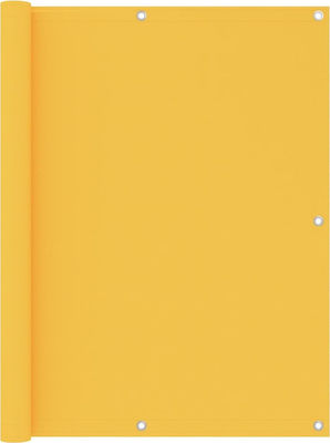 vidaXL Διαχωριστικό Σκίασης σε Ρολό Κίτρινο 1.2x5m από Ύφασμα Oxford