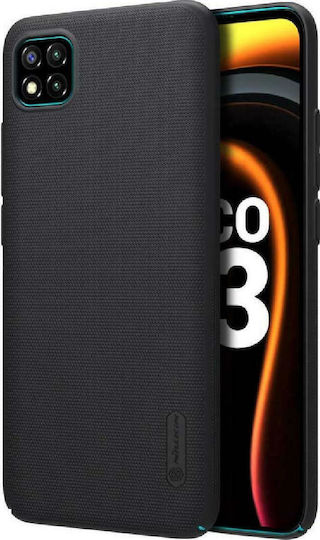 Nillkin Super Frosted Shield Back Cover Plastic Black (Xiaomi Poco C3)