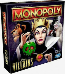 Hasbro Επιτραπέζιο Παιχνίδι Monopoly Disney Villains για 2-6 Παίκτες 8+ Ετών