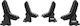 Thule Βάσεις Μεταφοράς Kayak για Σχάρα Αυτοκινήτου DockGrip Βάσεις για Kayak και Sup