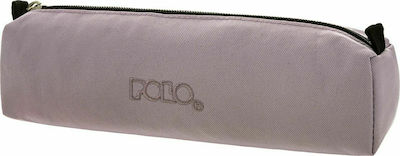 Polo Fabric Pencil Case Wallet with 1 Compartment Pink