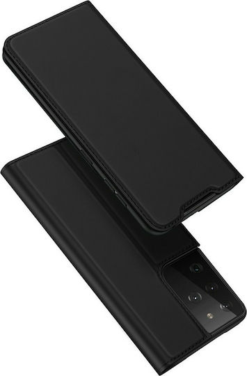 Dux Ducis Skin Pro Книга Изкуствена кожа Черен (Galaxy S21 Ultra 5G)