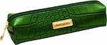 Funkyfish Lets Get Lost Pencil Case Barrel with 1 Compartment Green