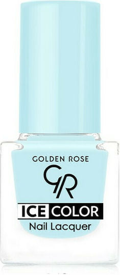 Golden Rose Ледено Цветен Гланцов Дълготраен Лак За Нокти Светлосин 148 6мл