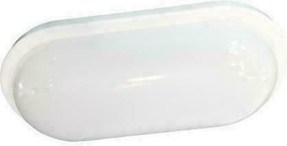 Aca Wall-Mounted Outdoor Turtle Light LED IP65 20W with Warm White Light 23x4.5x10.2εκ.