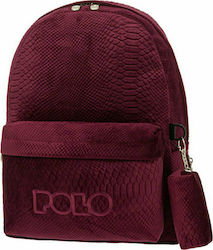 Polo Backpack 23lt Μπορντό