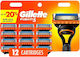 Gillette Fusion5 Ανταλλακτικές Κεφαλές με 5 Λεπ...