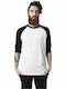 Urban Classics TB366 Herren Langarmshirt White / Black