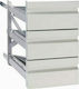 Niki Inox Schubladenschrank 44x45x72cm
