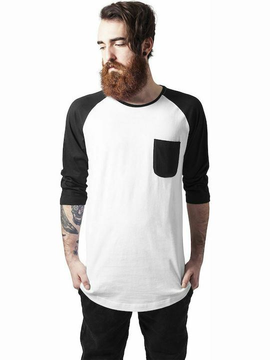 Urban Classics Men's Long Sleeve Blouse White /...