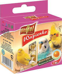 Vitapol Mineral Block for Canaries with Orange Flavor 35gr 2pcs 35gr