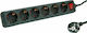 Roline Power Strip 6 Positions with Switch and Cable 1.5m