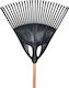 Fiskars Rake Leaf Plastic Gartenrechen Rasenharke mit Stiel