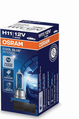 Osram Lămpi Autoturismului Cool Blue Intense H11 Halogen 4200K Alb natural 12V 55W 1buc