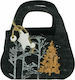 Marhome Christmas Bag for Gift Black 14x8x14cm. 99-00-19342