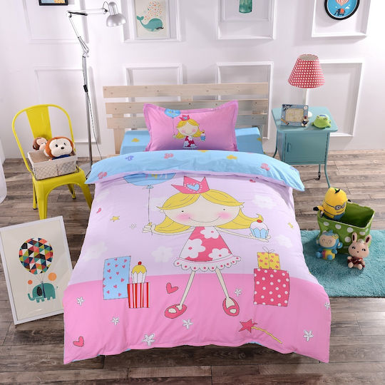 Mc Decor Комплект чаршафи Единично Памучни Princess 4920 160x240см 3бр