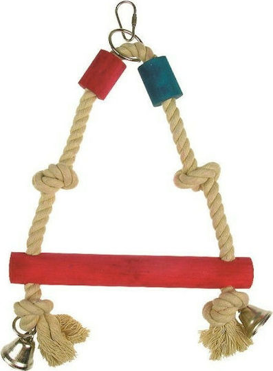 Tatrapet Wooden Bird Cage Game Swing