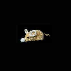 Eurolamp Weihnachtsfigur Kleine Maus Gold 10cm