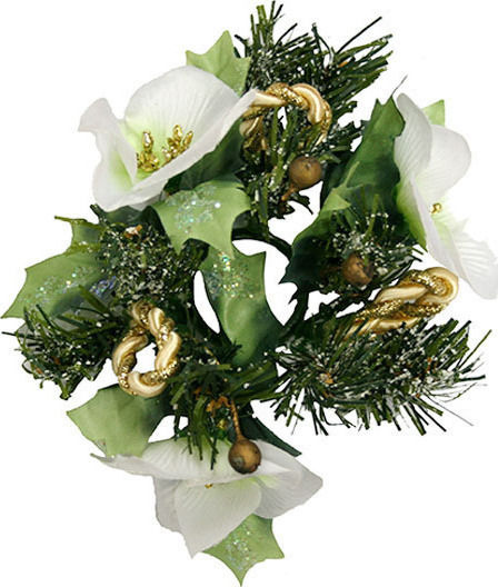 Marhome Christmas White Candlestick 99cm 99-00-17318 WHITE