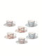Tognana Iris Ribeira Set Căni Maro Din porțelan Multicolore 80ml 6buc