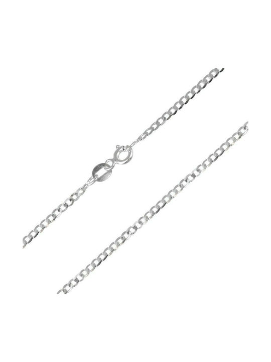 14K white gold chain (AL000708)* L-60