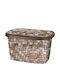 TnS Plastic Storage box with Cap Brown 53x41x33cm 1pcs