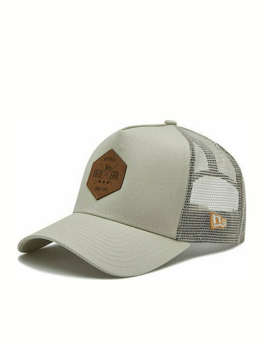 New Era Patch Stone Jockey mit Netz Weiß