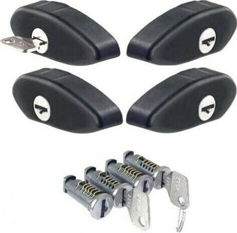 Auto Gs Autodachträgerschlösser Schlösser für Cruz Airo 932-047 4 Stück 4Stück