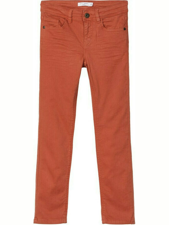 Name It Kids Denim Trousers Orange