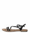 Tamaris Women's Flat Sandals in Black Color