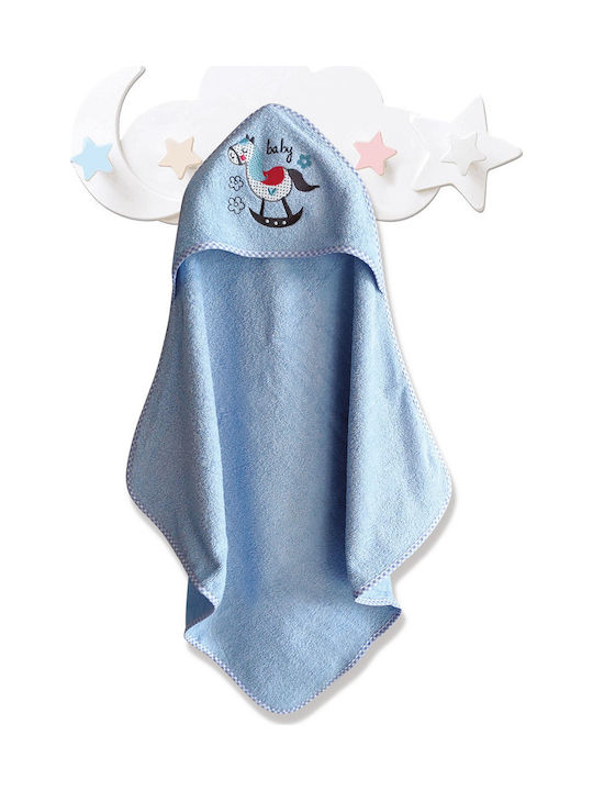 SB Home Baby Bath Towel with Hood 75x75cm
