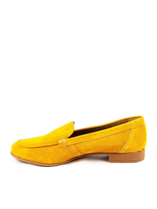 Ragazza Γυναικεία Loafers σε Κίτρινο Χρώμα