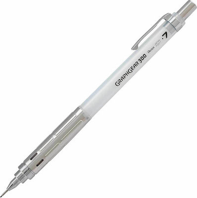 Pentel Graphgear 300 Mechanical Pencil for Drawing White