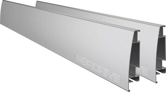 Nordrive Траверси за автомобилни багажници Алуминиеви странични лостове 150x12см за система за товарен багажник 2бр 2бр