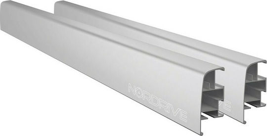 Nordrive Traverse bară de mașină Bare laterale din aluminiu 150x7cm pentru sistemul de suport Kargo, 2 bucăți 2buc