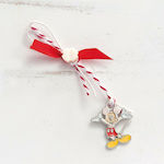 Παρίσης Christening Charm Pin Mickey Mouse Red 50pcs