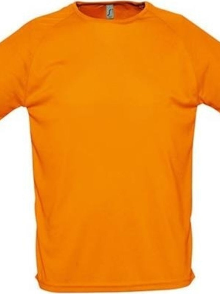 Sol's Sporty Werbe-T-Shirt in Orange Farbe