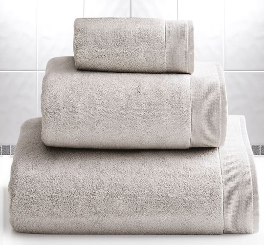 SB Home Προσώπου Elegante 50x100εκ. Silver Βάρους 600gr/m²