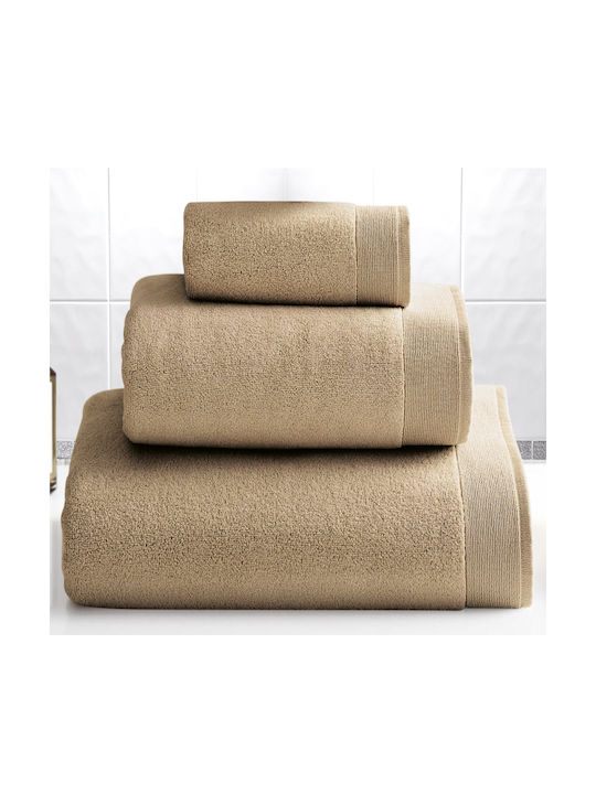 SB Home Facecloth Elegante 50x100cm. Beige Weig...