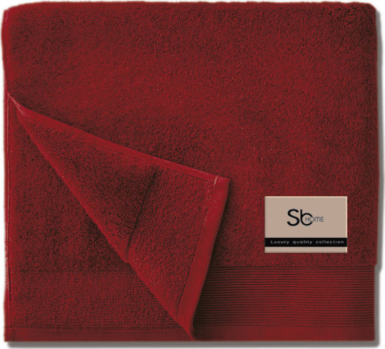 SB Home Προσώπου Elegante 50x100εκ. Bordo Βάρους 600gr/m²