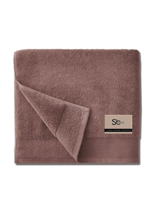 SB Home Facecloth Elegante 50x100cm. Taupe Weig...