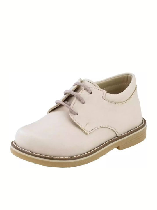 Gorgino Ecru Baptism Leather Oxfords