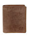 Lavor Men's Leather Wallet Coffee Open