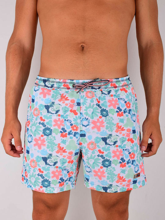 Vinch Fantasy Men's Swimwear Shorts Multicolour Floral