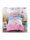 Mc Decor Kids Duvet Set Single with Pillowcase Princess 4920 Multicolour 160x240cm
